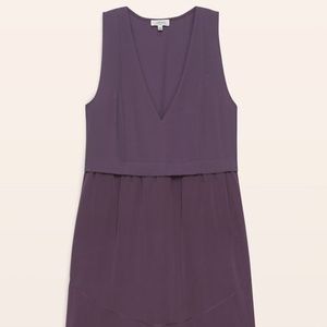 Aritzia Wilfred Vinaigrette Silk Dress in Mauve